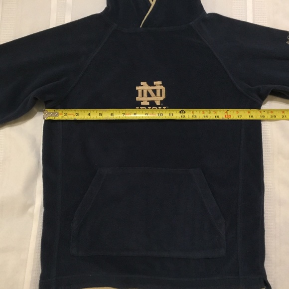 Columbia Notre Dame Embroidered Hoodie Youth Large - Picture 3 of 8